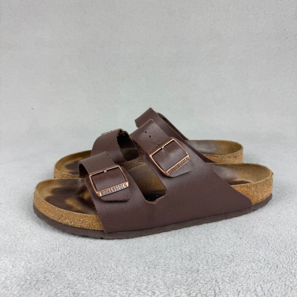 Birkenstock Arizona Mens 44 US 11 Brown Leather Comfort Sandals